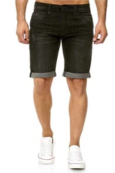 Indicode Shorts Kaden Jeans Braun/Dunkelgrün/Khaki/Dunkelbraun