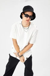 OSSY HOMER T-Shirt Oversize Fit Weiß