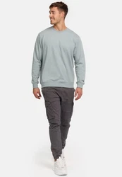 Indicode Pullover Holt Hellblau/Hellgrün/Grau/Hellgrau