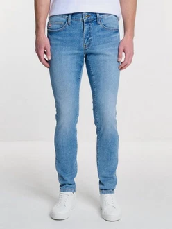 BIG STAR Skinny-fit Jeans DERIC Hellblau/Blau/Türkis