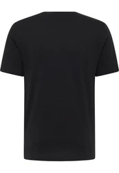 MUSTANG T-Shirt Austin schwarz/offwhite
