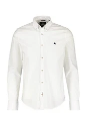 LERROS Langarmhemd Oxfordhemd Weiß/Creme