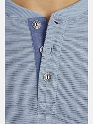 Jan Vanderstorm Sweatshirt REGINALD Hellblau/Blau/Grau
