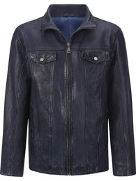 Lederjacke BELLINIRO mit sieben praktischen Taschen
