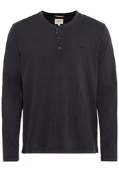 camel active Henleyshirt NOS Hellblau/Schwarz/Dunkelgrau/Grau/Dunkelblau