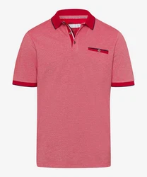Brax Poloshirt Style PETTER Rot/Dunkelrot/Rosa