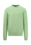 FYNCH-HATTON Strickpullover O-Neck Grün/Hellgrün