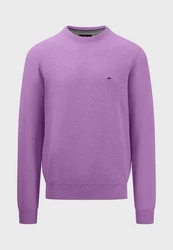 FYNCH-HATTON Strickpullover O-Neck Lila/Fliederfarben/Rosa