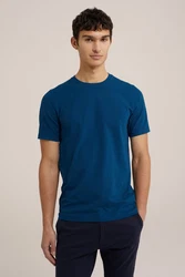 WE Fashion T-Shirt Dunkelblau/Blau