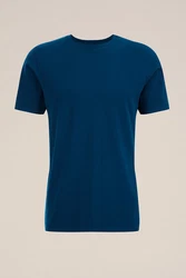 WE Fashion T-Shirt Dunkelblau/Blau