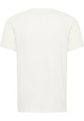 MUSTANG T-Shirt Austin creme/rot