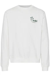 !Solid Rundhalspullover SDImran lssiger Rundhalspullover mit Backprint