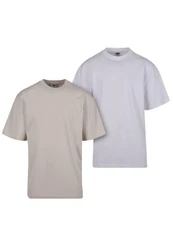 URBAN CLASSICS T-Shirt Urban Classics Herren Tall Tee (2-Pack) 