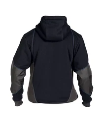 Dassy Hybridjacke Kapuzenpullover (1-St) Dunkelblau/Schwarz/Dunkelgrau