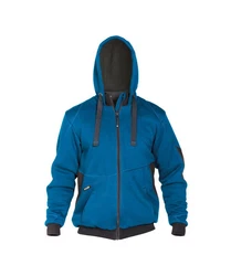 Dassy Hybridjacke Kapuzenpullover (1-St) Hellblau/Blau/Pastell