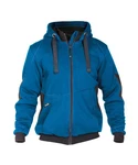 Dassy Hybridjacke Kapuzenpullover (1-St) Hellblau/Blau/Pastell