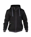 Dassy Hybridjacke Kapuzenpullover (1-St) Schwarz/Dunkelgrau/Dunkelblau/Grau