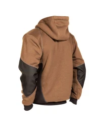 Dassy Hybridjacke Kapuzenpullover (1-St) Braun/Khaki