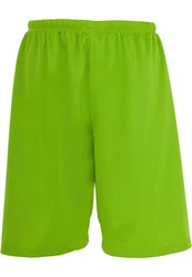 Urban Classics Bball Mesh Shorts (1-tlg) Grün/Neonfarben