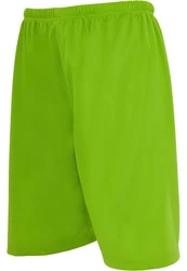 Urban Classics Bball Mesh Shorts (1-tlg) Grün/Neonfarben