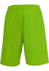Urban Classics Bball Mesh Shorts (1-tlg) Grün/Neonfarben