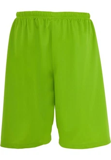 Urban Classics Bball Mesh Shorts (1-tlg) Grün/Neonfarben