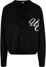 Rundhalspullover Herren Initials Cardigan (1-tlg)