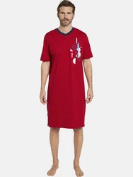 Babista Pyjamaoberteil Vieroto bunt (rot dunkelblau)