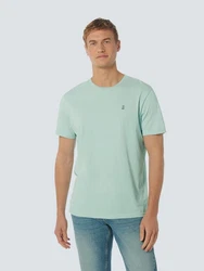 No Excess T-Shirt mit Logostickerei mint/schwarz