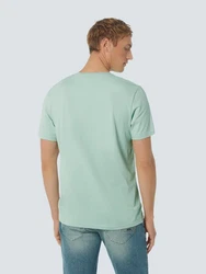No Excess T-Shirt mit Logostickerei mint/schwarz