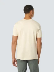 No Excess T-Shirt mit Logostickerei Khaki/Creme/Beige