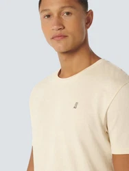 No Excess T-Shirt mit Logostickerei Khaki/Creme/Beige