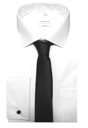 Businesshemd SP-2080 Umschlag-Manschette incl. Krawatte und Manschettenknopf Regular