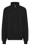 !Solid Sweatshirt Troyer mit Logo Schwarz