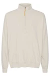 !Solid Sweatshirt Troyer mit Logo Khaki/Braun/Beige