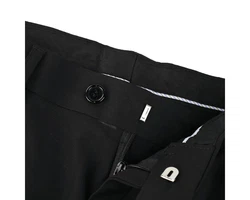 Allthemen Anzughose Herren Business Hose Schwarz