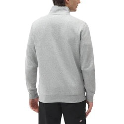 Dickies Sweatpulli Oakport Quarter Zip grau-meliert