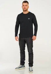 Jack & Jones Langarmshirt JCORISE INFINITY TEE LS CREW NECK Unifarben