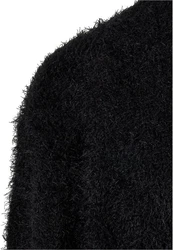 Urban Classics Rundhalspullover Feather Sweater Schwarz