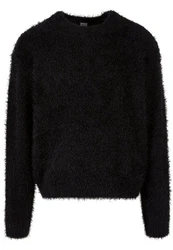 Urban Classics Rundhalspullover Feather Sweater Schwarz