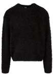 Urban Classics Rundhalspullover Feather Sweater Schwarz
