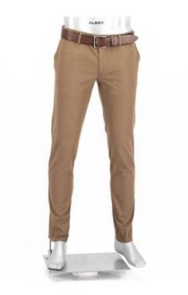 Alberto Chinohose Chino ROB Businesshose Cotton Slim Fit Khaki/Beige Alberto Chinohose Chino ROB Businesshose Cotton Slim Fit Khaki/Beige