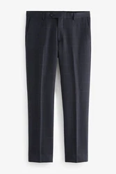Next Slim Fit Anzughose mit Prince-of-Wales-Karo Dunkelblau/Grau/Hellblau/Blau/Dunkelgrau