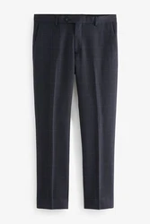 Next Slim Fit Anzughose mit Prince-of-Wales-Karo Dunkelblau/Grau/Hellblau/Blau/Dunkelgrau