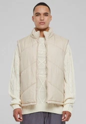 URBAN CLASSICS Steppweste Arrow Puffer Vest Beige/Khaki