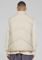 URBAN CLASSICS Steppweste Arrow Puffer Vest Beige/Khaki