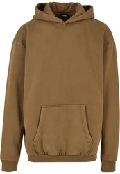 URBAN CLASSICS Kapuzensweatshirt Urban Classics Herren Hoody Braun/Khaki/Beige