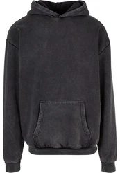 URBAN CLASSICS Kapuzensweatshirt Urban Classics Herren Hoody Dunkelgrau/Schwarz/Dunkelblau