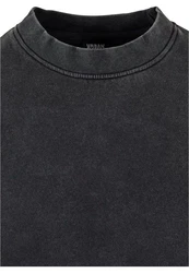 URBAN CLASSICS Rundhalspullover Crew Dunkelgrau/Schwarz/Grau/Dunkelblau