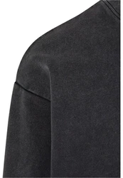URBAN CLASSICS Rundhalspullover Crew Dunkelgrau/Schwarz/Grau/Dunkelblau